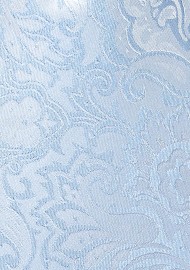 Capri Blue Paisley Tie in XL Length