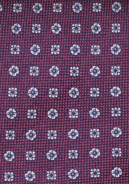 Silk Tie in Burgundy | Classic Mens Silk Necktie in Burgundy