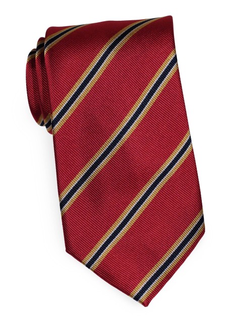 Extra Long Red Regimental Tie