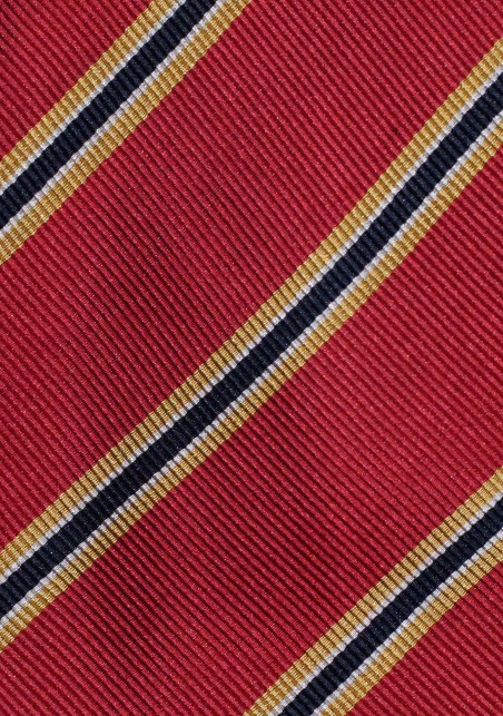 Extra Long Red Regimental Tie