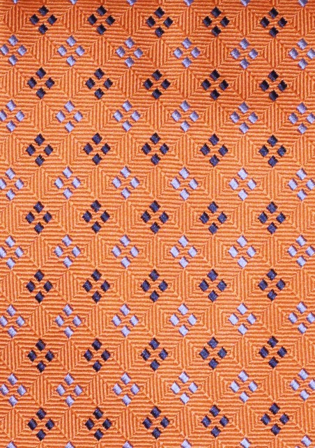 Woven Silk Tie in Harvest Pumpkin