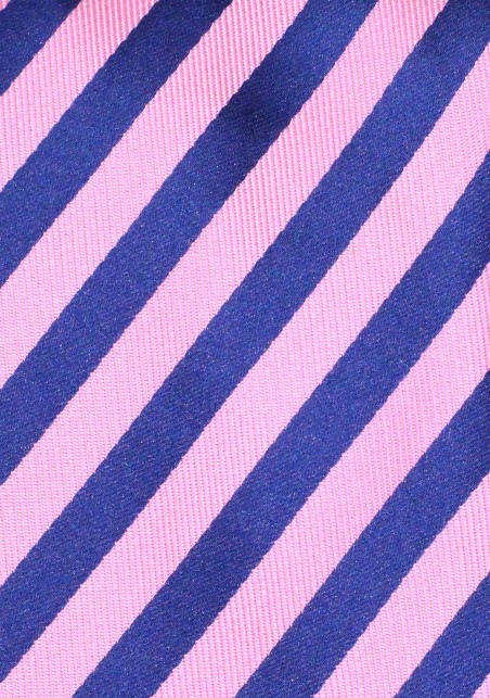 Pink and Navy Blue Kids Tie in Satin Finish - Kids Neckties