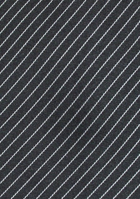 Extra Long Charcoal Pencil Stripe Tie