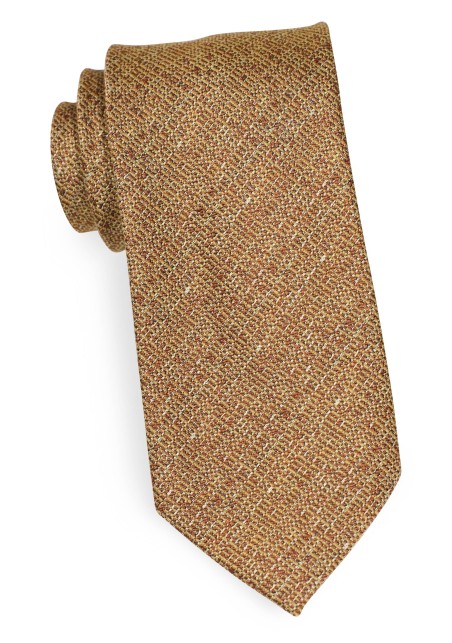 Golden Mustard Hued Autumn Tie