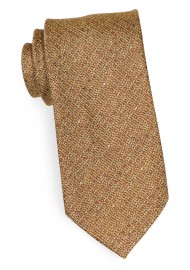 Golden Mustard Hued Autumn Tie