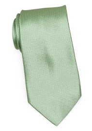 Textured Tie in Laurel Green in XL