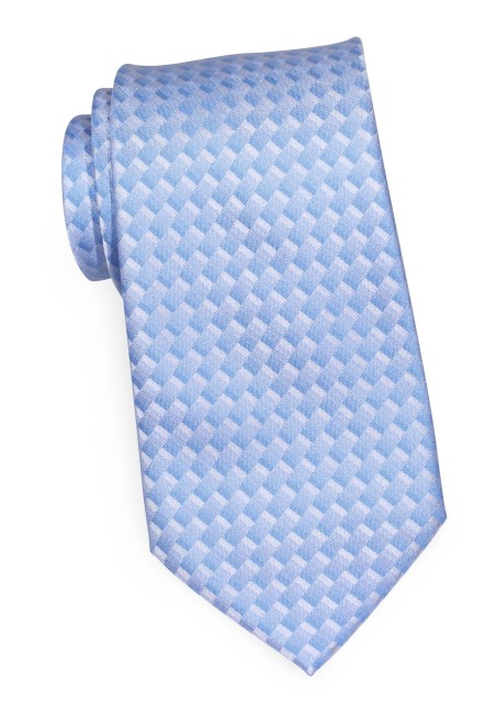 Soft Blue Tie with Diamonds