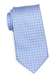 Soft Blue Tie with Diamonds
