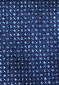Modern Polka Dotted Tie in Blues