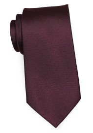 Posh Handmade Tie in Monochromatic Oxblood