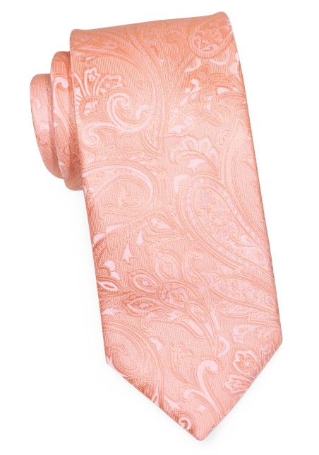 Bellini Color Paisley Tie in XXL