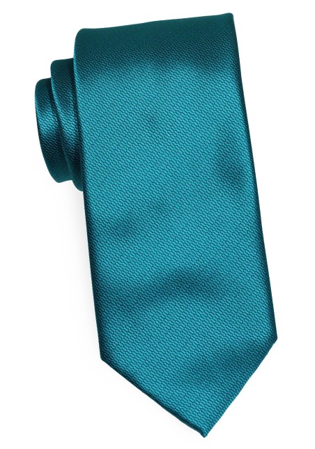 Formal Textured Mens Tie in Tealness