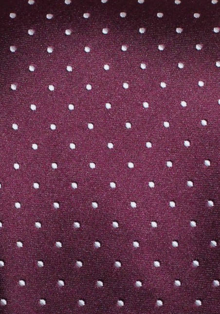 Micro Dot Bow Tie Set in Burgundy | Burgundy Bow Tie and Pocket Square with Small Dots