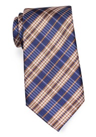 Burgundy Tartan Tie | Tartan Check Tie in Burgundy, Cherry, and Golden Yellow