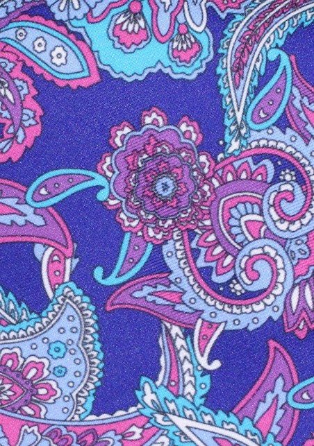 Purple Kids Necktie | Paisley Tie in Purple for Kids