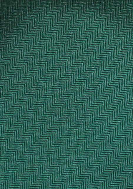 Solid Matte Herringbone Tie in Hunter Green