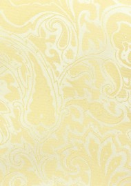 Paisley Tie in Canary Yellow