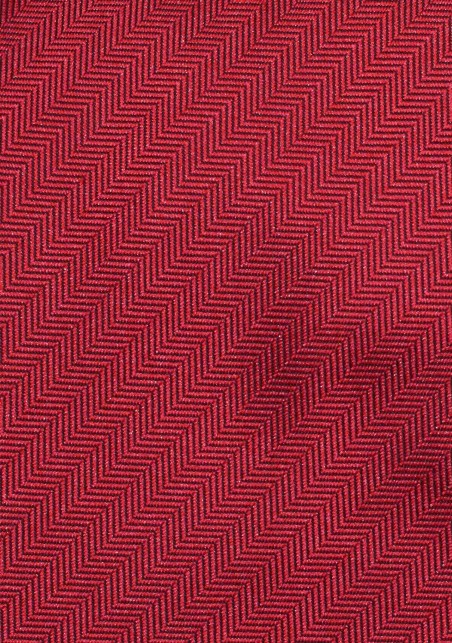 Herringbone Designer Tie in Cherry