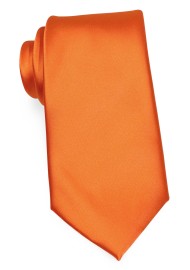 Solid Tie in Tangerine