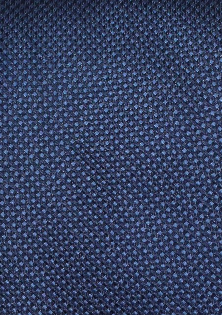 Classy Navy Tie with Grenadine Texture
