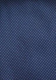 Classy Navy Tie with Grenadine Texture