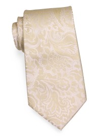 Champagne Wedding Tie in XL
