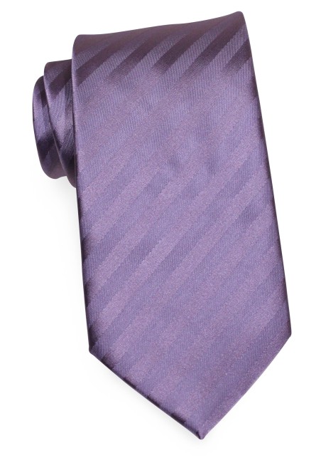 Elegant Men's Tie in Grayed Lilac