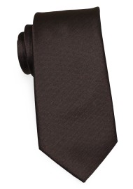 Designer Herringbone Tie in Chocolate