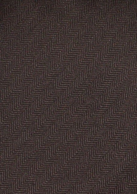 Designer Herringbone Tie in Chocolate