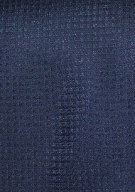 Micro Check Tie in Dark Midnight Blue