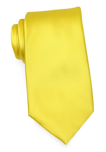 Canary Yellow Men's Tie