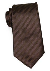 Chocolate Brown Extra Long Tie