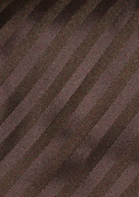 Chocolate Brown Tie With Subtle Stripes