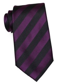 Necktie in Purple Black