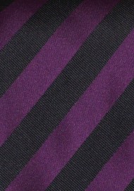 Necktie in Purple Black