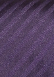 Plum Purple Striped Tie