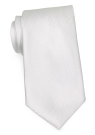 Finely Woven Tie in Soft Ivory