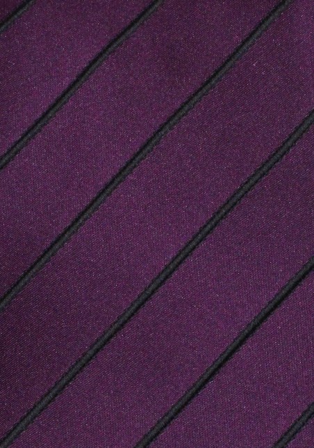 Mens Tie Eggplant Purple & Black