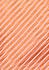Tangerine Color Kids Neck Tie