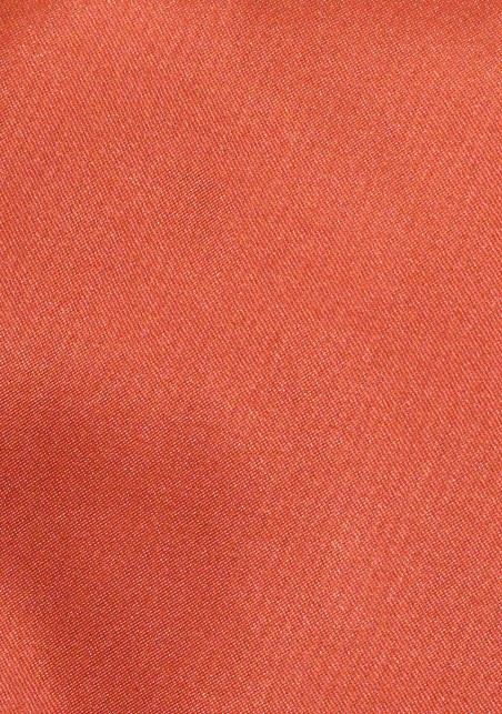 XL Mens Tie in Rust | Solid Satin Tie in Rust Color in Extra Long Length