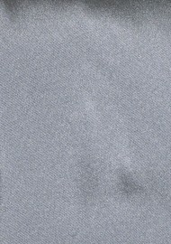 Satin Finish Silk Necktie in Dove