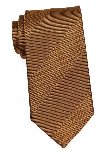 Uber Regal Tie in Bronze and Black