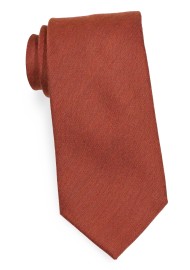 Cinnamon Spice Wool Textured Tie