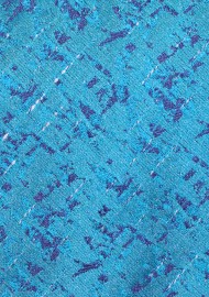 Abstract Design Mens Tie in Turqoise