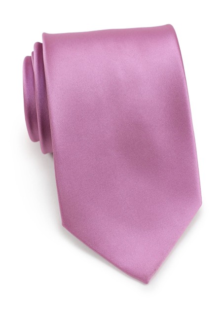 Solid Color Tie in Orchid
