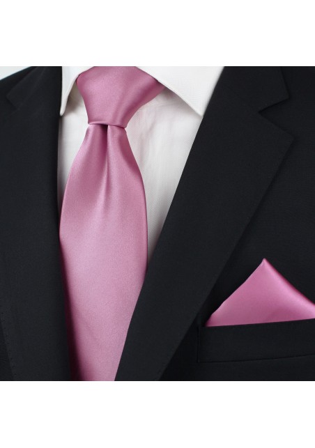 Solid Color Tie in Orchid
