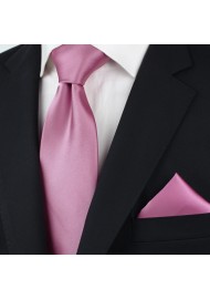 Solid Orchid Tie in XL Size