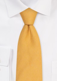 Golden Butterscotch Suspender, Tie, Hanky Set in Linen