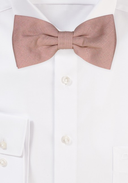 Linen Suspender Tie Set in Bon Bon Pink