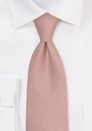 Linen Suspender Tie Set in Bon Bon Pink